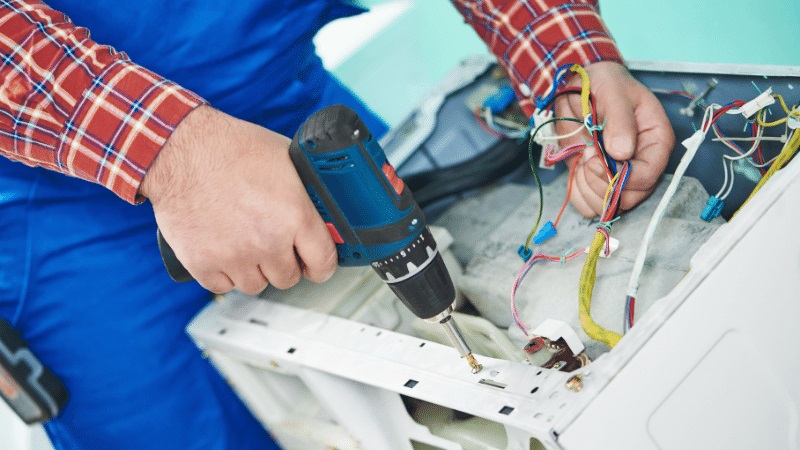Gaziosmanpaşa Demirdöküm Demirdöküm çamaşır makinesi kart tamiri – Su almama arızası orijinal parça ile giderildi. - Teknik servis örneği
